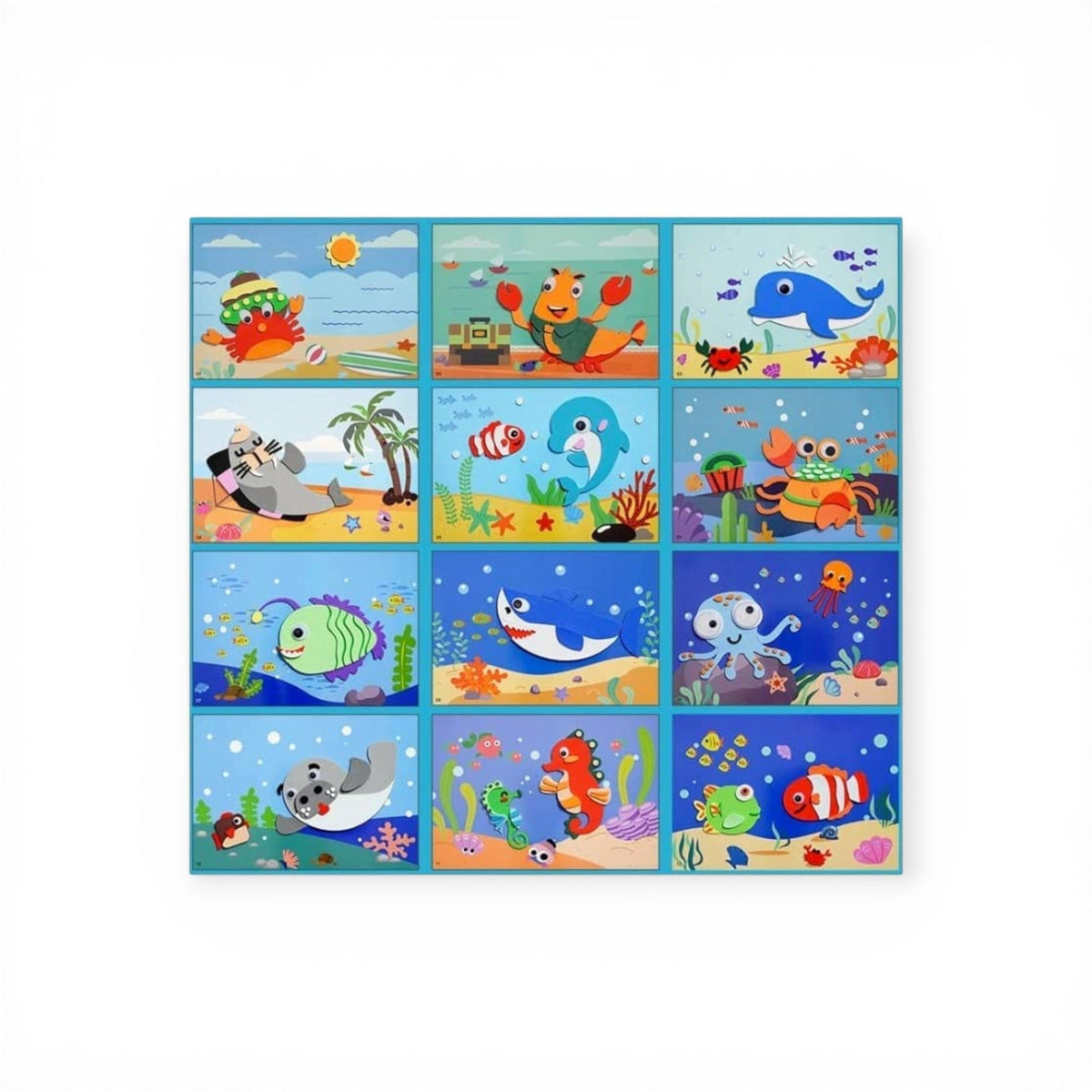 3D Sticker Puzzle Sheets
