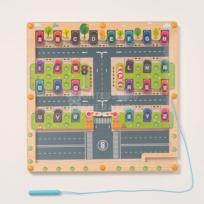 Alphabet Parking Maze